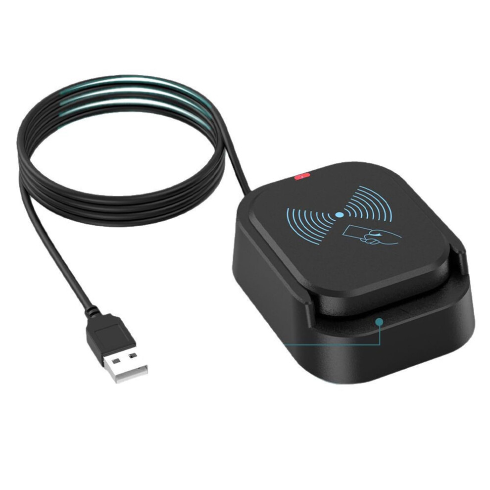 Plug & Play Usb Reader Contactless Ic Card Reader With Led Indicators Multisystem Compatibility Easy Installation 9001264372514