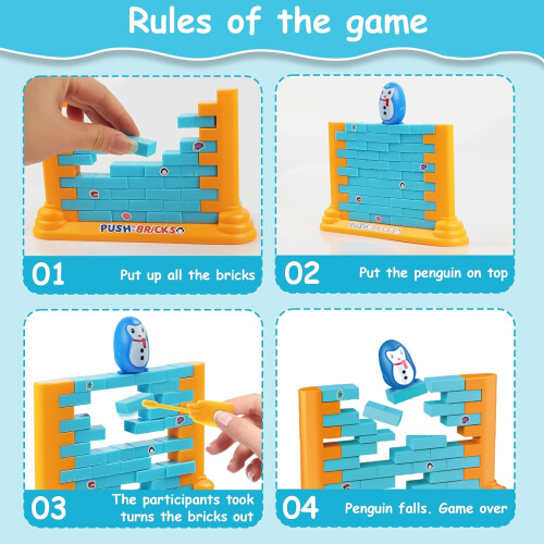 Penguin Wobble Tower Stacking Game, Puzzle Stacking Games for Children 2