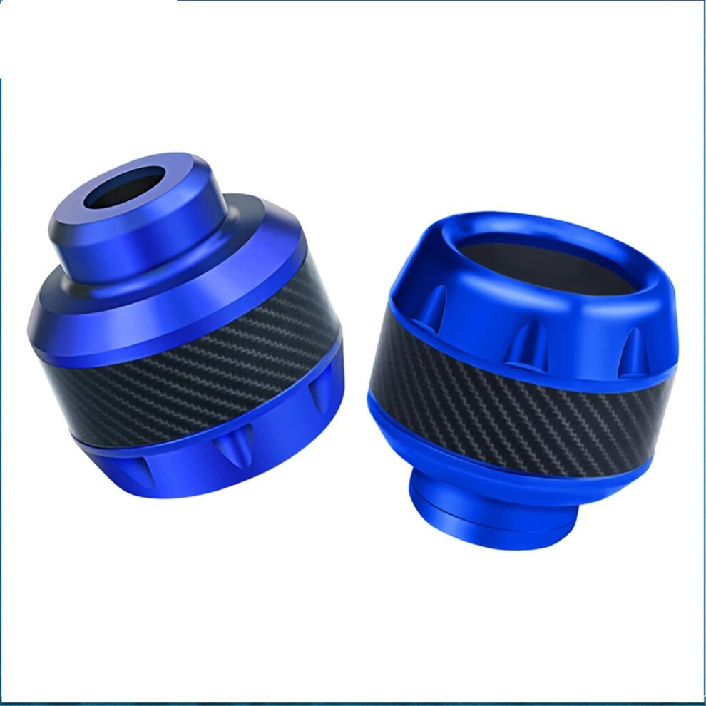 Motorcycle Frame Sliders For Cb600f Front Fork Wheel Crash Protector Axle Guard Damage Reduction Blue 9339159745182