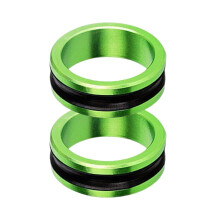 Reinforced Metal Line Connectors 2Pack, HeavyDuty Fishing Line Guides Rings, Hand Protection Gear Tool