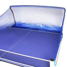 Ping Pong Ball Collector Net Portable Table Tennis Collecting Net Ball Machine Compatible Automatic Recycling Net Blue