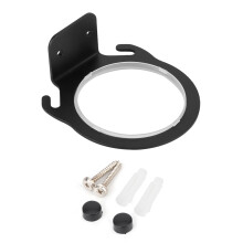 Supporto organizer per asciugacapelli, superficie anodizzata antiruggine, mensola portaoggetti da parete per casa e bagno, materiale in alluminio