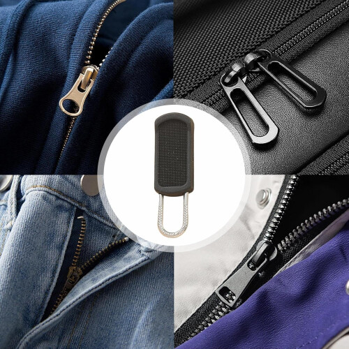 Pull Up Zipper For Jacket 20x20 Removable Zipper Pull Kit No Tools Required Clothing Zipper Replacement 2