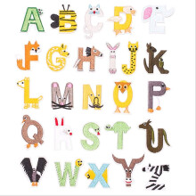 Comic Sticker for Clothes Fabric Self Adhesive Embroidery Alphabet Letters Biker Applique