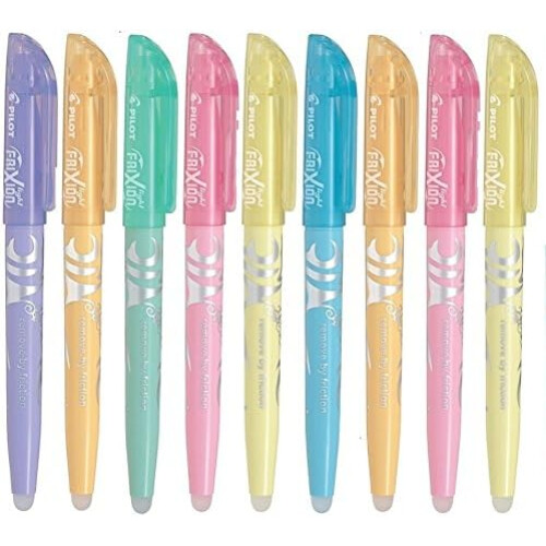 Frixion Light Pastel Set of 9 2