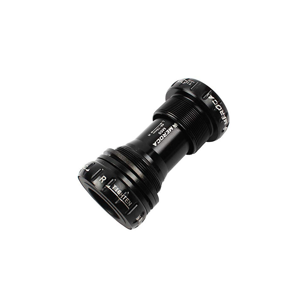 Black Bottom Bracket Mtb Bicycle Aluminium Bsa 68/73Mm Screw Type Crankset Bearing