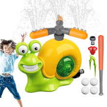 Kinder Sprinkler for Yard, Water Sprinkler for Kids, Water Sprinkler Baseball Toy  Baseball Spray Ball Set for Pool Party Garden Backyard Lawn