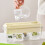 Flexible Silicone Square Shape Ice Cubes Mold-Green 4 grids 7