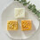 Cookie Stamp 3D Leaf Pattern Moon Cake Mallen Handdruk Moon Cake 5