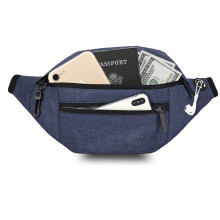 Waterbestendige stoffen heuptas, crossbody telefoontas met grote capaciteit, verstelbare riem voor handsfree gebruik tijdens avonturen, perfect voor