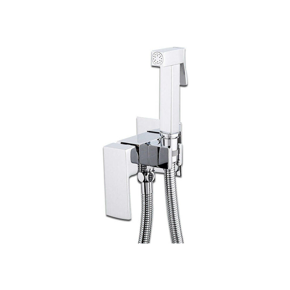 Hot And Cold Water Supply Concealed Warm Water Bidet Sprayer, Stainless Steel Bidet Hose With Lifetime Limited Warranty For Easy Installation 9454554670119