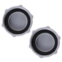 Set van 2 grijze zwembadaftapkranen, geschikt voor P6H1158ASS16