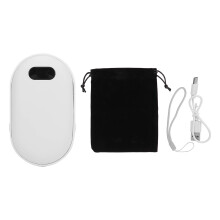 Wiederaufladbare Handwärmer (2er-Pack), elektrischer tragbarer Taschenwärmer mit Wärmetherapie und einstellbarer Temperatur, warmes Geschenk für
