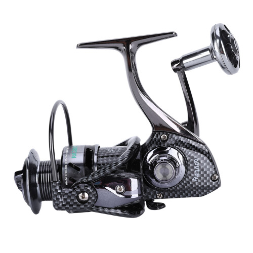 Moulinet de pêche haute performance, manivelle interchangeable, système de roulement à billes résistant au sel, double rangée de trous, 1