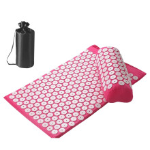Cushioned Spike Mat Yoga And Massage Mat For Back Relief Red Weather Resistant Outdoor Spike Mat For Plants And Roofs