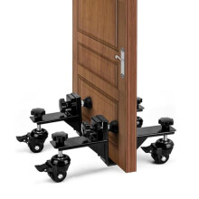 Heavy Duty Door Panel Mover Adjustable Thickness Transport Trolley Supports Up To 100 Kg For Construction And Warehouse
