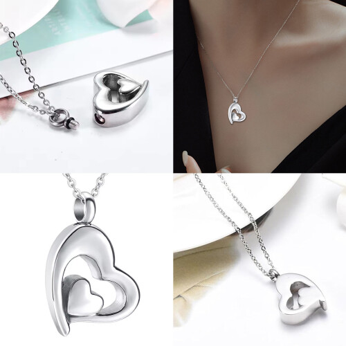 Hart charme ketting bruiloft ketting bruid bruiloft sieraden 1