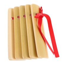 5 pieces bamboo clapper percussion instrument, traditional Chinese kuaiban, traditional Chinese bamboo clappers, castanet percussion, noise maker