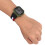 Digitale Sportuhr, Canvas-Armband, leuchtend, 10