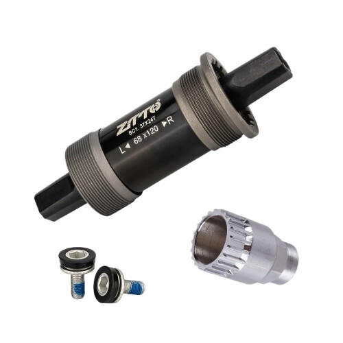 Bottom Bracket Bicycle Bottom Bracket Tool Set with Square Cone Thread Removal Tool for Square Cone Spindle Crankset Bottom Bracket 68x120L Kit