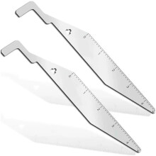 Firefighter Tools 2Pack Stainless Steel Leverage Tool, Multi Purpose Fire Pick, Pry Bar Tool For First Responders