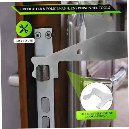 Firefighter Tools 2Pack Stainless Steel Leverage Tool, Multi Purpose Fire Pick, Pry Bar Tool For First Responders 1