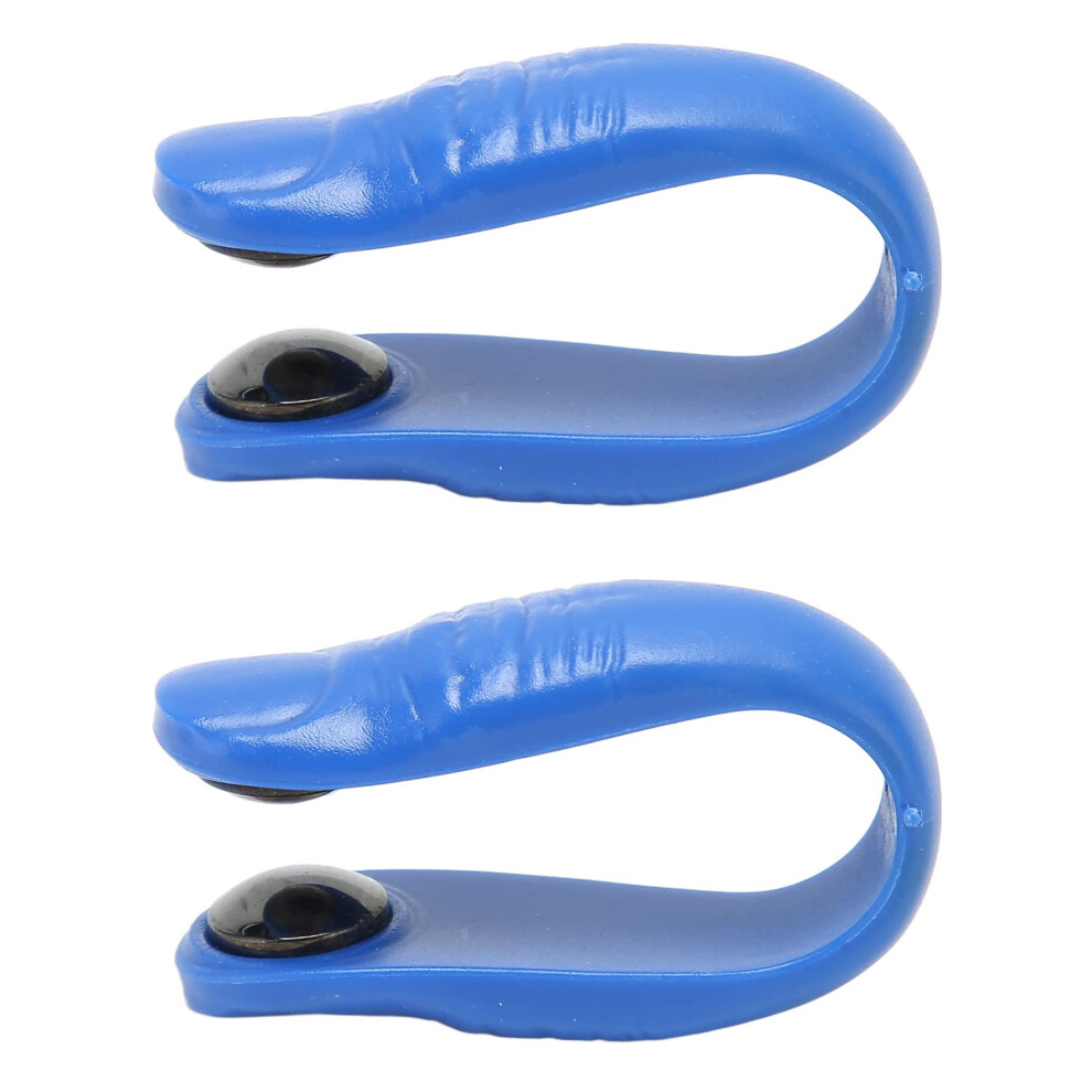 Blue Acupressure Clip Tiger Mouth Clip With Magnets 2 Pieces Acupressure Point Massage Clips For Migraine And Dizziness