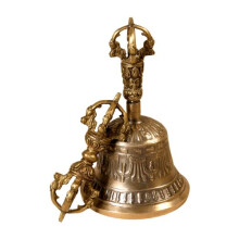 Fair Trade Buddhist Tibetan Bell Dorje Vajra Reiki Space Clearing Meditation Unique Unusual Gift Idea