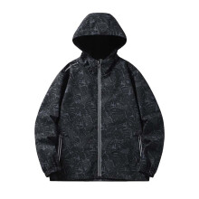 Sports Women's Outdoor Transition Jacket Hooded Windbreaker Cycling And Running Reflective LongSleeve Black Size M
