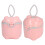 Babynahrungsbehälter, groß, rosa, sicheres 8