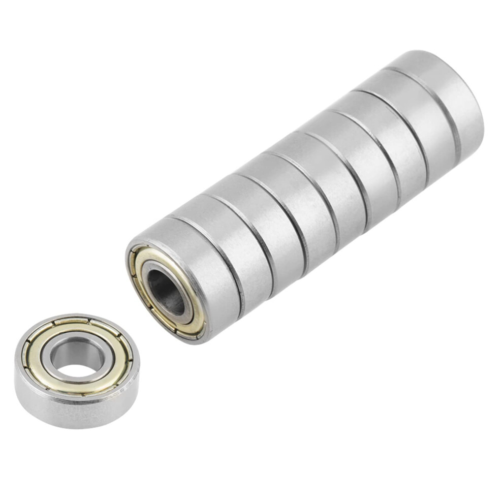 696Zz Stainless Steel Shielded Ball Bearing 6X15x5mm 10 Pcs Stability For Electronic Devices 9339159746783