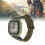 Digitale Sportuhr mit Canvas-Armband, leuchtend, 11