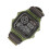 Digitale Sportuhr mit Canvas-Armband, leuchtend, 10