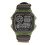 Digitale Sportuhr mit Canvas-Armband, leuchtend, 8