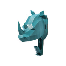 Lovely Animal Figurine, Creative Design, Wall Decoration Hooks for Living Rooms, Entrances, and More (Blue)