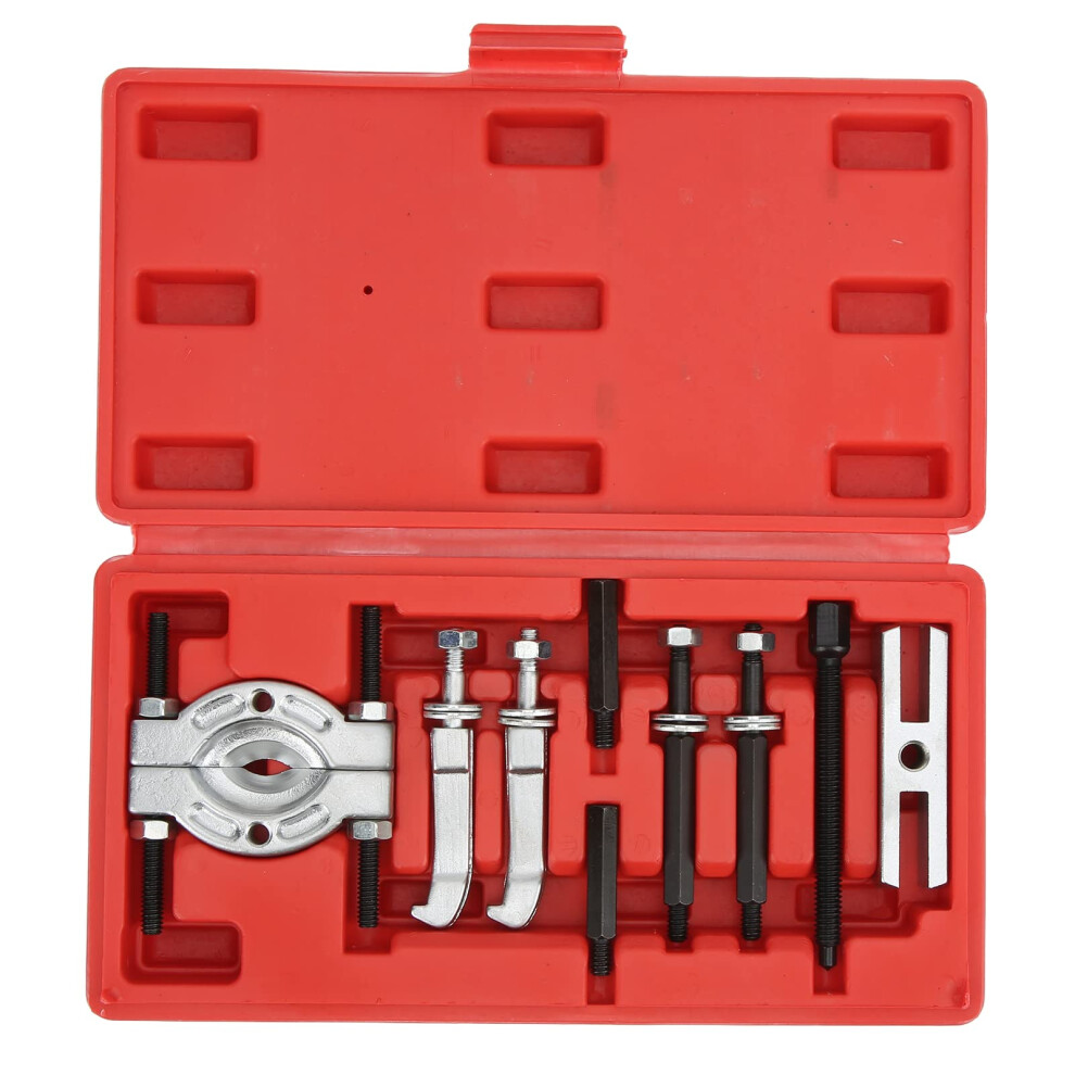 Bearing Separator Puller Set, 9Piece Metal Tool Kit With Abs Plastic Tool Box, Wheel Bearing Replacement 9339159746363