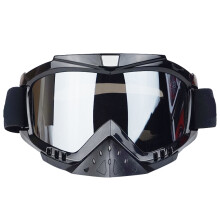 Motorradbrille für Damen und Herren, UV400-Schutz, flexibler UV-Schutz, kratzfeste Polycarbonat-Gläser, hochwertige Gläser, atmungsaktiv und