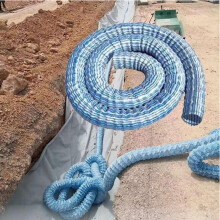 Flexible Underground Drainage Tube 2 Inch Diameter 9 Meter Length Drain Pipe For Garden Yard Lawn Patio Landscape