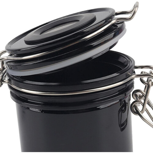 Eyelash Glue Storage Tank Sealed Leakproof Jar For Home Use Black Storage Container 2