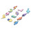 12 Stück Slipper-Charme, PVC, Dinosaurier-Cartoon, 3