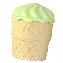Ice Cream Shape Wine Bucket with Lid and Nonslip Base Ice-Green