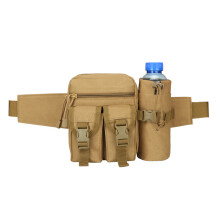 Marsupio tattico in tela spessa di alta qualità, grande capacità, impermeabile, in tessuto Oxford, con varie tasche.