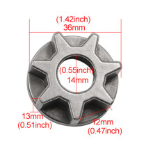 Gear Sprocket Drive Replace Sprocket Gear Asterisk 3/6/7-M14