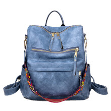 Bolso de hombro convertible para mujer, diseño moderno y múltiples bolsillos para mujer. Mochila de viaje de diseño.