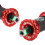 Bottom Bracket Titanium Axle MTB Square Crank Ceramic Bearing 103mm Black 3