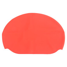 Elastische Silikon-Badekappe für Damen und Herren, Ohrenschutz, langhaarfreundlich, wasserdicht, mit weichem Griff, für Pool und Strand.