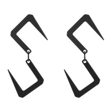 Mosquetón de diseño compacto y duradero, aplicaciones multiusos, bloqueo de liberación rápida para una gestión segura y sencilla del equipo,