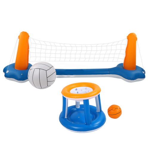 Aufblasbares Volleyball-Set, Pool-Basketball-Set 2
