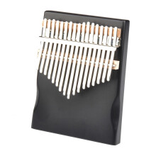 Kalimba with 17 keys, pine wood, musical instrument, thumb piano, lightweight, portable, music elements for beginners.
