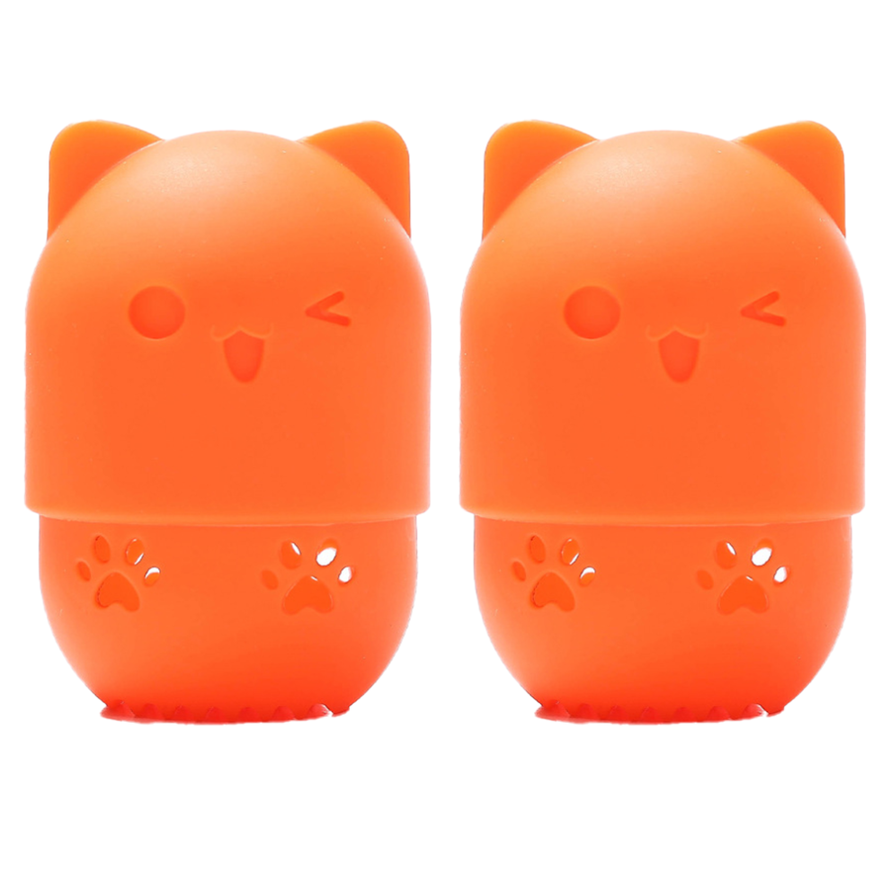 Beauty Sponge Drying Stand, High Quality Silicone Makeup Sponge Holder, Compact Size Reusable Travel Case for Safe Storage and Quick Drying